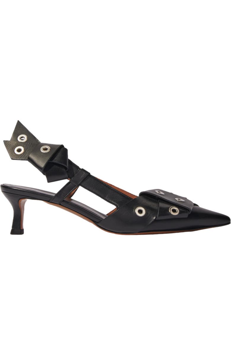 maje Pointed pumps with bow detail, Main, color,