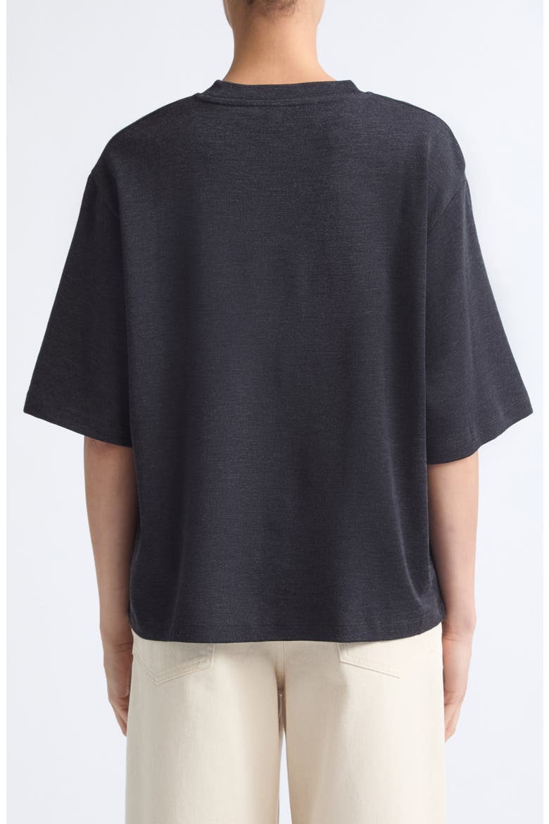 Oversize Merino Wool T-Shirt, Alternate, color, ANTHRACITE MELANGE