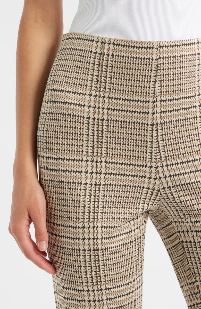 rag & bone Irina Ponte Kick Flare Pants, Alternate, color, Tan Multi