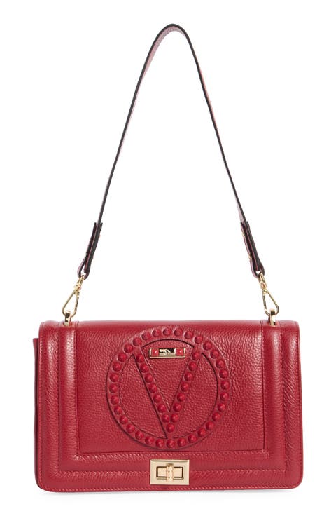 Alice Rockstud VLOGO Leather Shoulder Bag