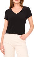 Vince Camuto V-Neck Dolman Sleeve Top