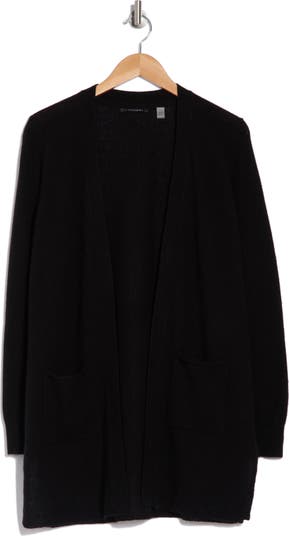 NEW T Tahari Women Bourgogne Cashmere online Pocketed Long Sleeve Open Dress Cardigan