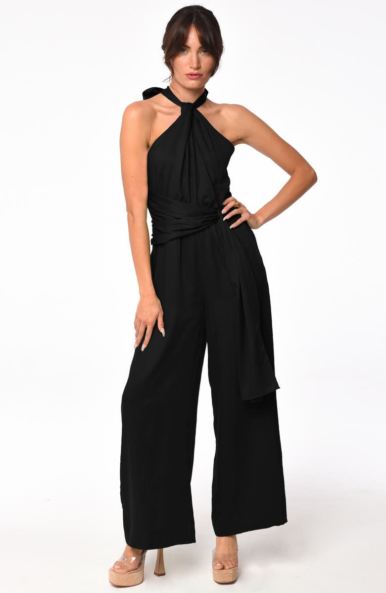 CIEBON Luana Halter Neck Jumpsuit, Alternate, color, 