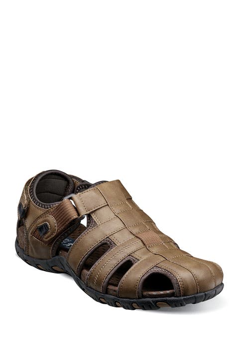 Rio Bravo Closed Toe Fisherman Sandal - Wide Width Available (Men)