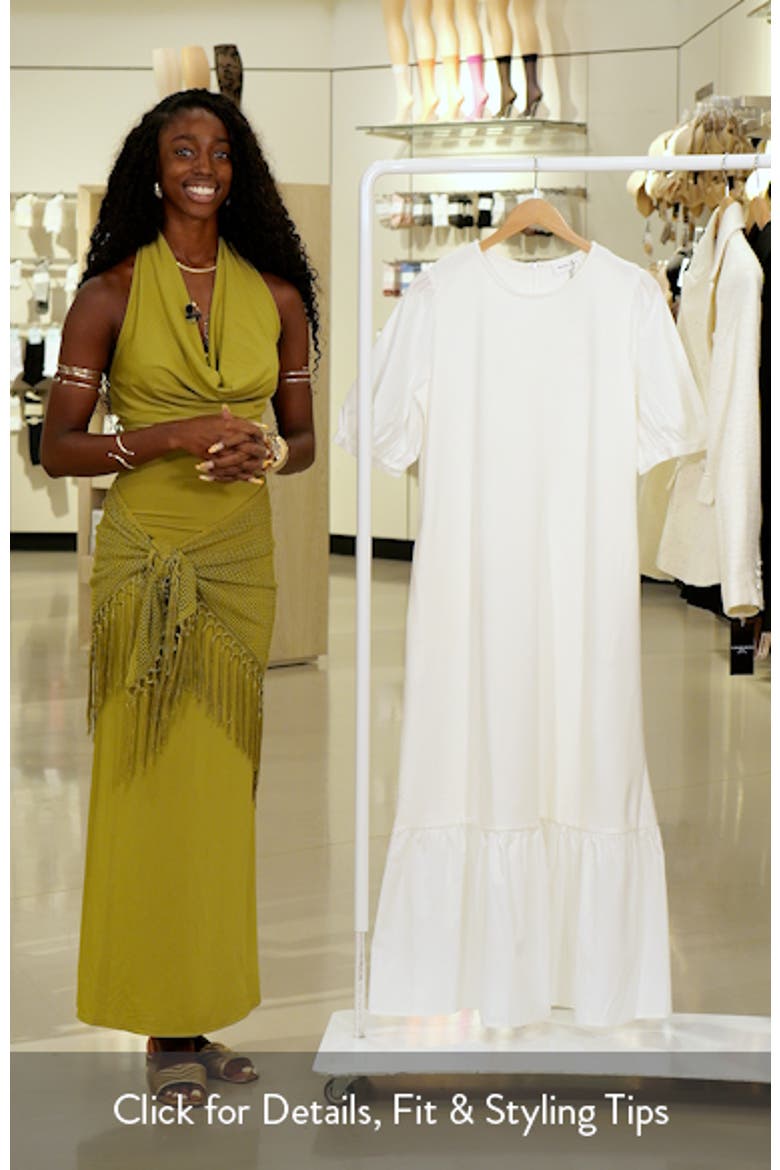 Olivia Mixed Media Midi Dress video