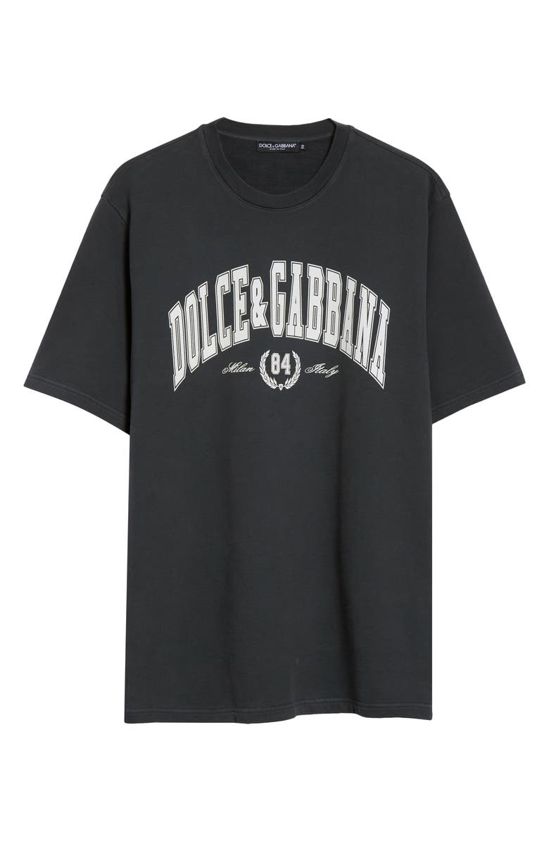 Dolce&Gabbana Logo Graphic T-Shirt, Alternate, color, Grigio Scurissimo