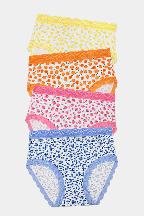 Stripe & Stare High Rise Four Pack In Multi