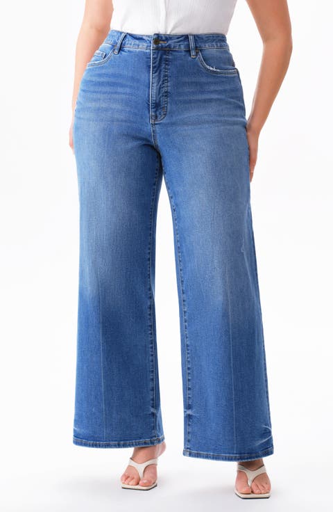 High Waist Wide Leg Jeans