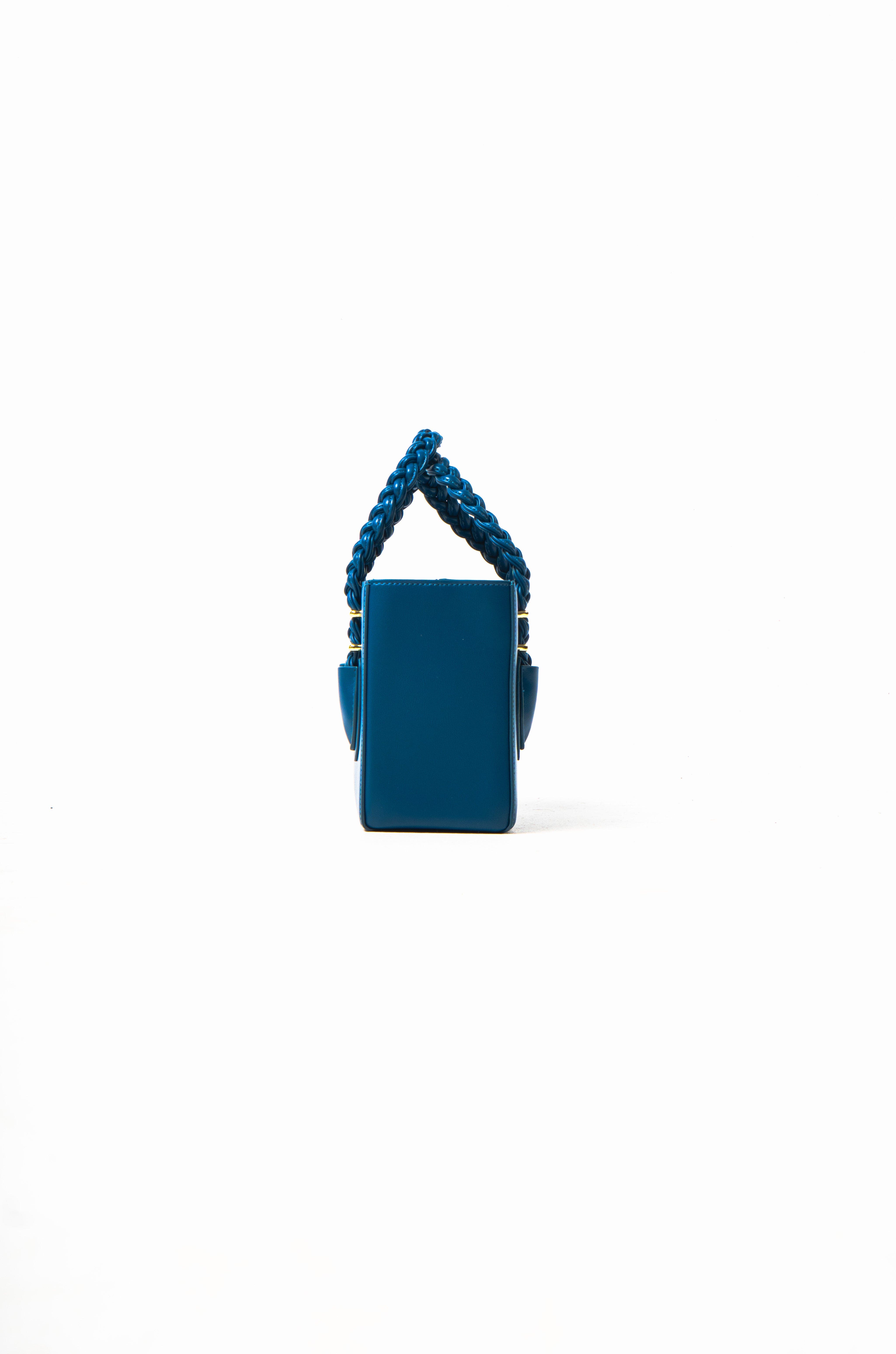Mèsan Boxy Tote, Alternate, color, Blue