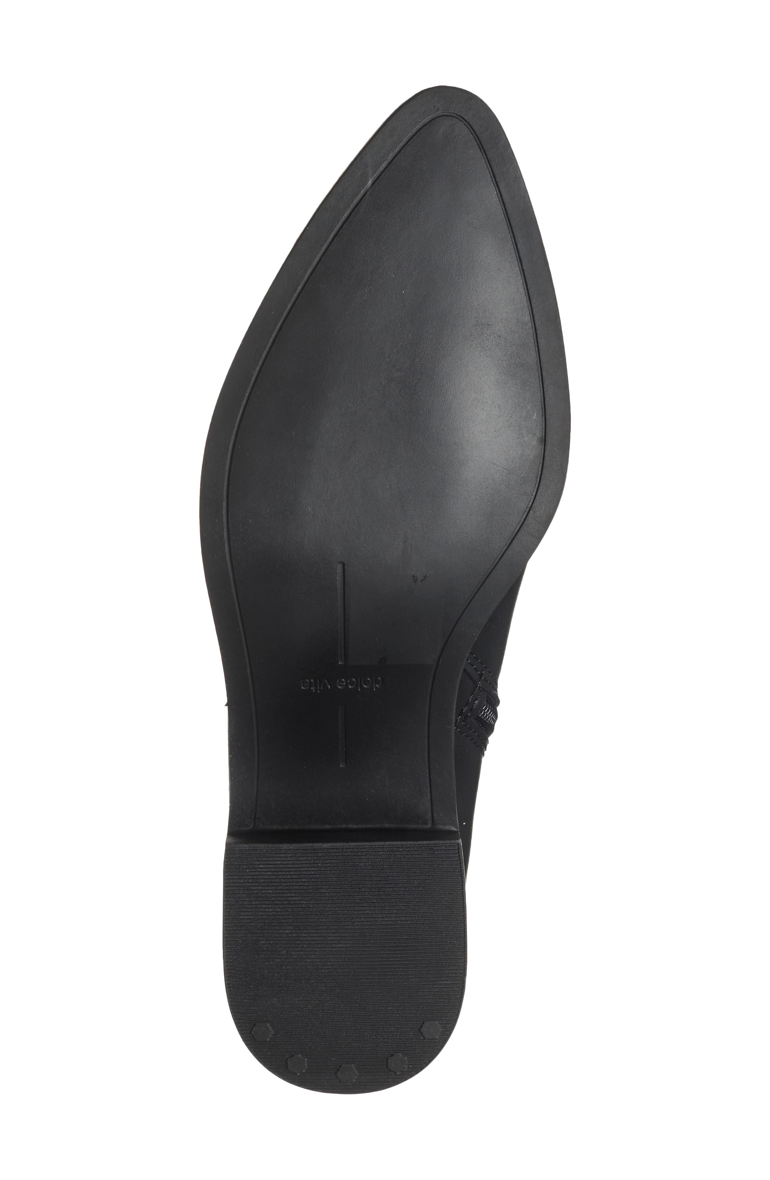 Briela Leather Bootie, Alternate, color, BLACK LEATHER
