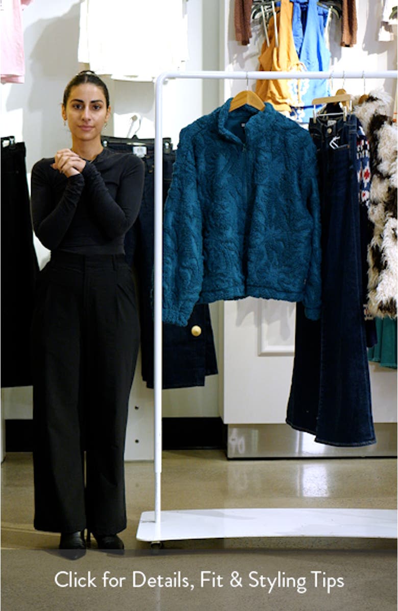 All the Time High Pile Fleece Quarter Zip Pullover, sales video thumbnail