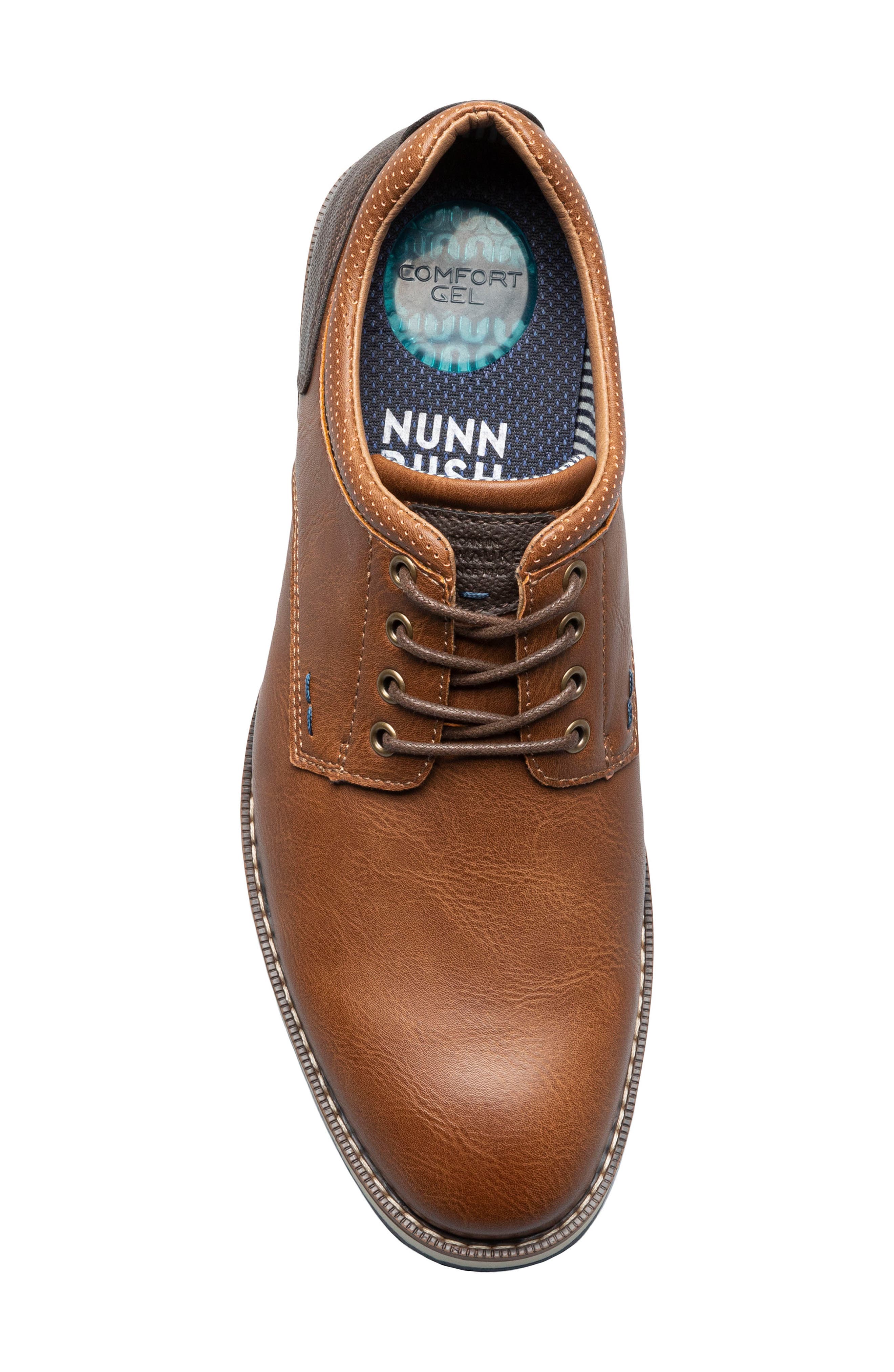 Hyde II Plain Toe Derby - Wide Width Available, Alternate, color, COGNAC
