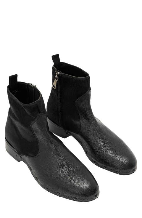 Verlaine Calf Hair Zip Boot