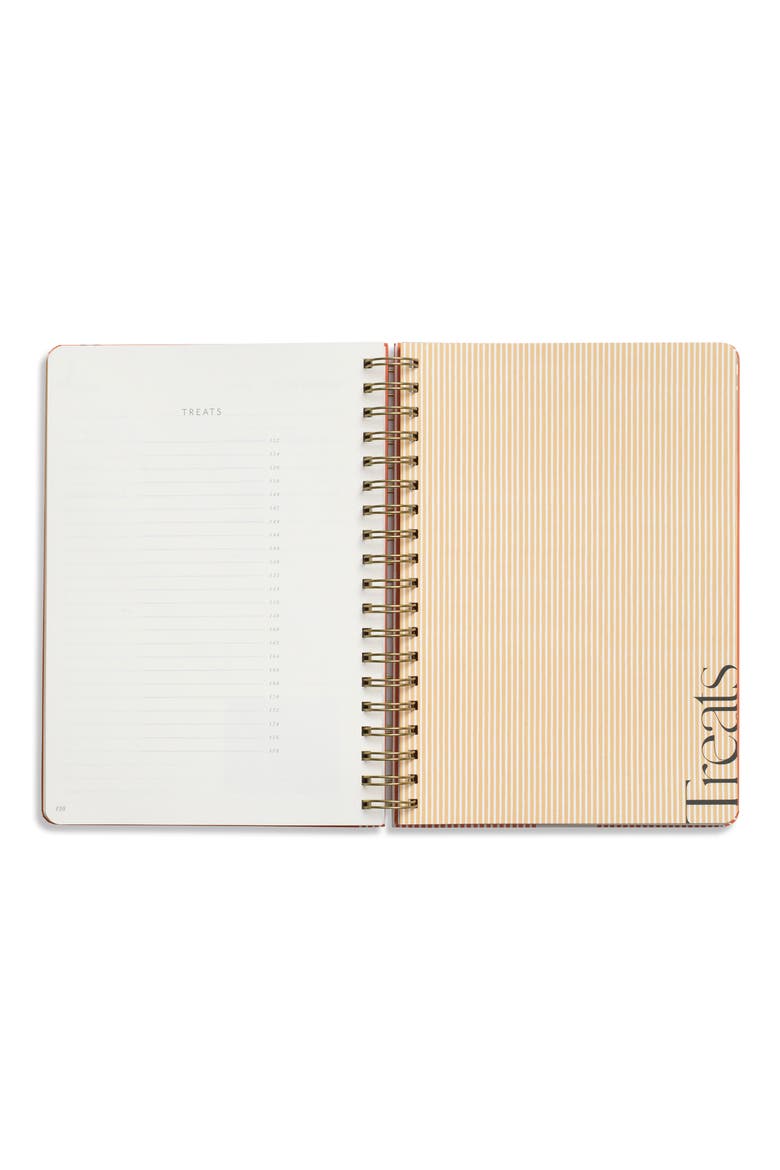 Eat Well Spiral Recipe Journal, Alternate, color, MEDIUM ORANGE
