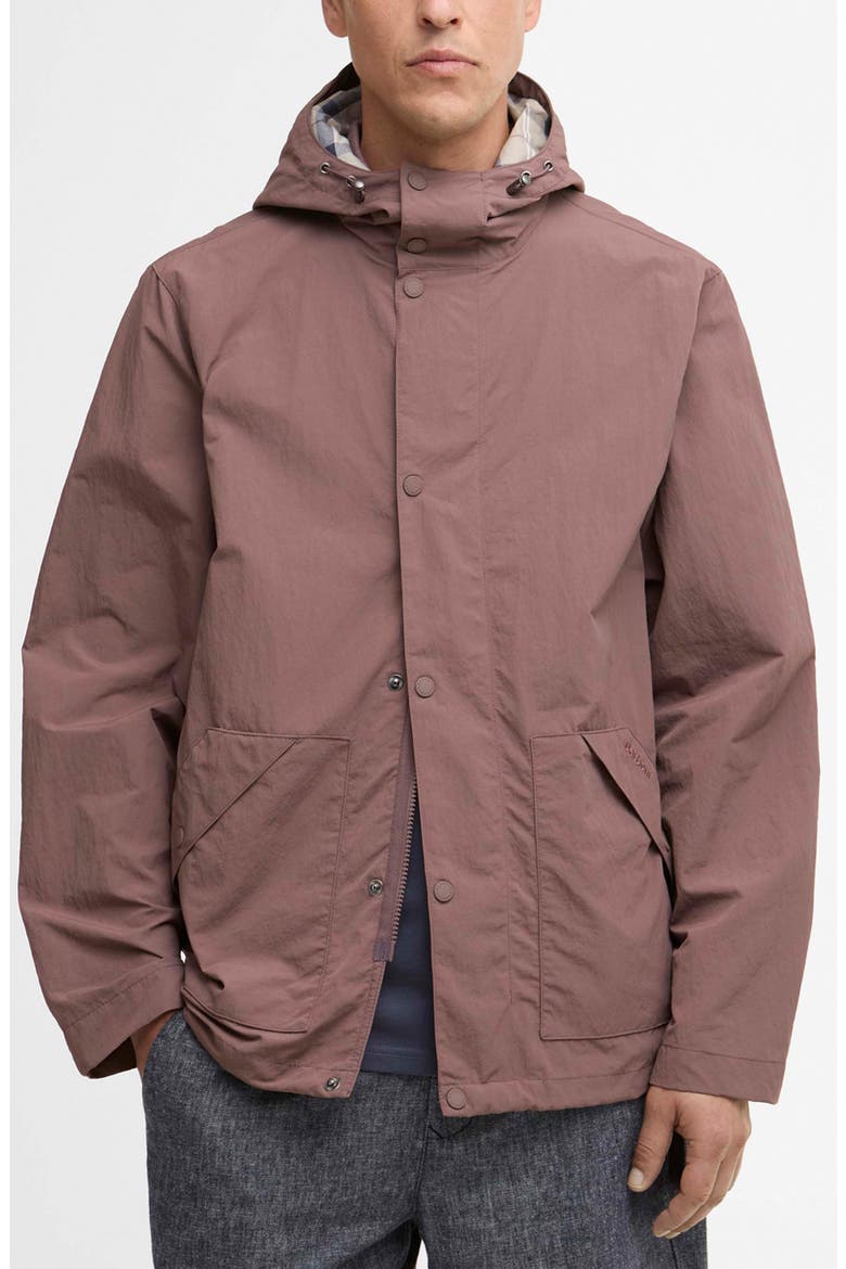 Baywick Showerproof Hooded Jacket, Main, color, PEPPERCORN