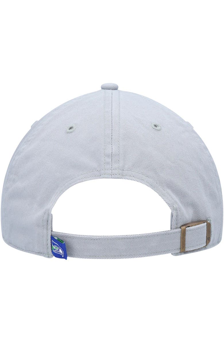 '47 Men's '47 Gray Seattle Seahawks Legacy Clean Up Adjustable Hat, Alternate, color, Gray