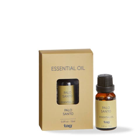 Palo Santo Essential Oil Glass Bottle for Home Fragrance