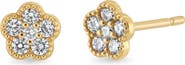 Bony Levy 18K Gold Icon Diamond Flower Stud Earrings (Online Trunk Show)
