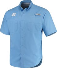 Columbia Men's Columbia Carolina Blue North Carolina Tar Heels PFG Tamiami Shirt