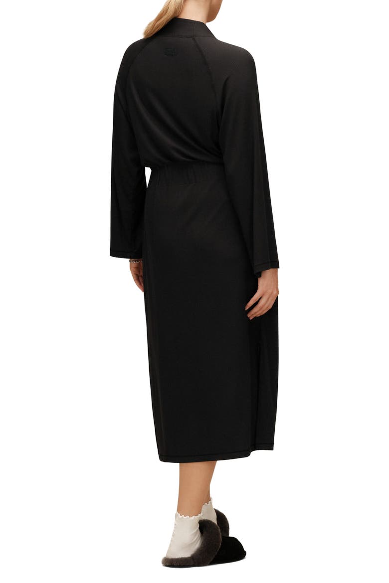 Myra Rib Robe, Alternate, color, BLK
