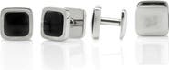 Cufflinks, Inc. Set of 4 Onyx Cushion Stainless Steel Studs