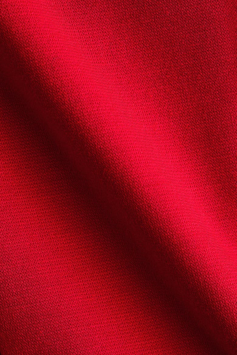 Jersey Peplum Top, Alternate, color, Red