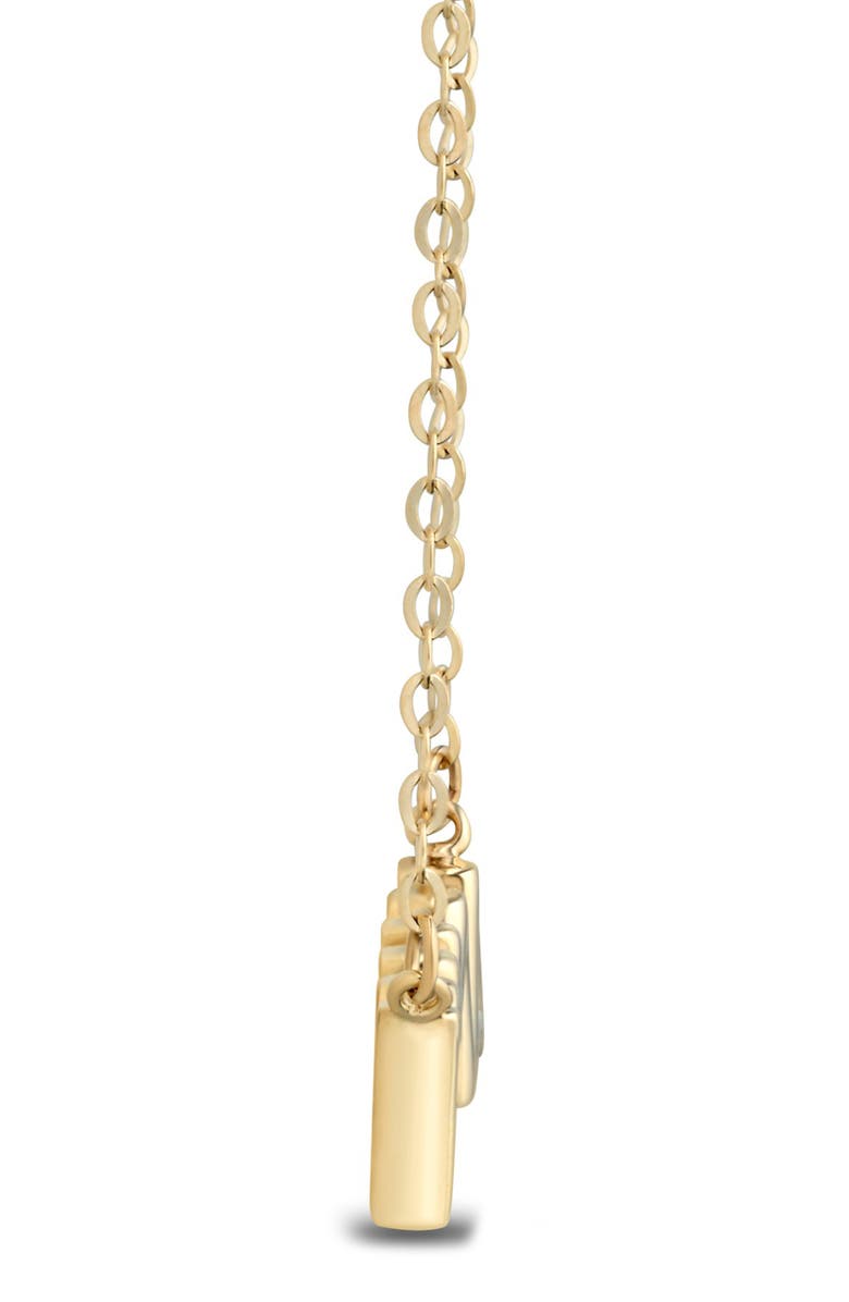 Frankie & Zoe 14K Yellow Gold Mama Pendant Necklace, Alternate, color, Yellow Gold