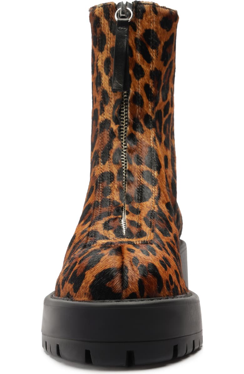 Schutz Farrah Moto Boot, Alternate, color, Leopard