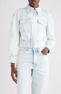 Dries Van Noten Extreme Bleach Heavyweight Denim Jacket