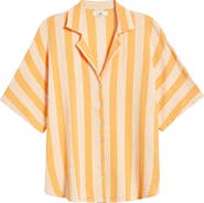 Rip Curl Surf Stripe Cotton Camp Shirt