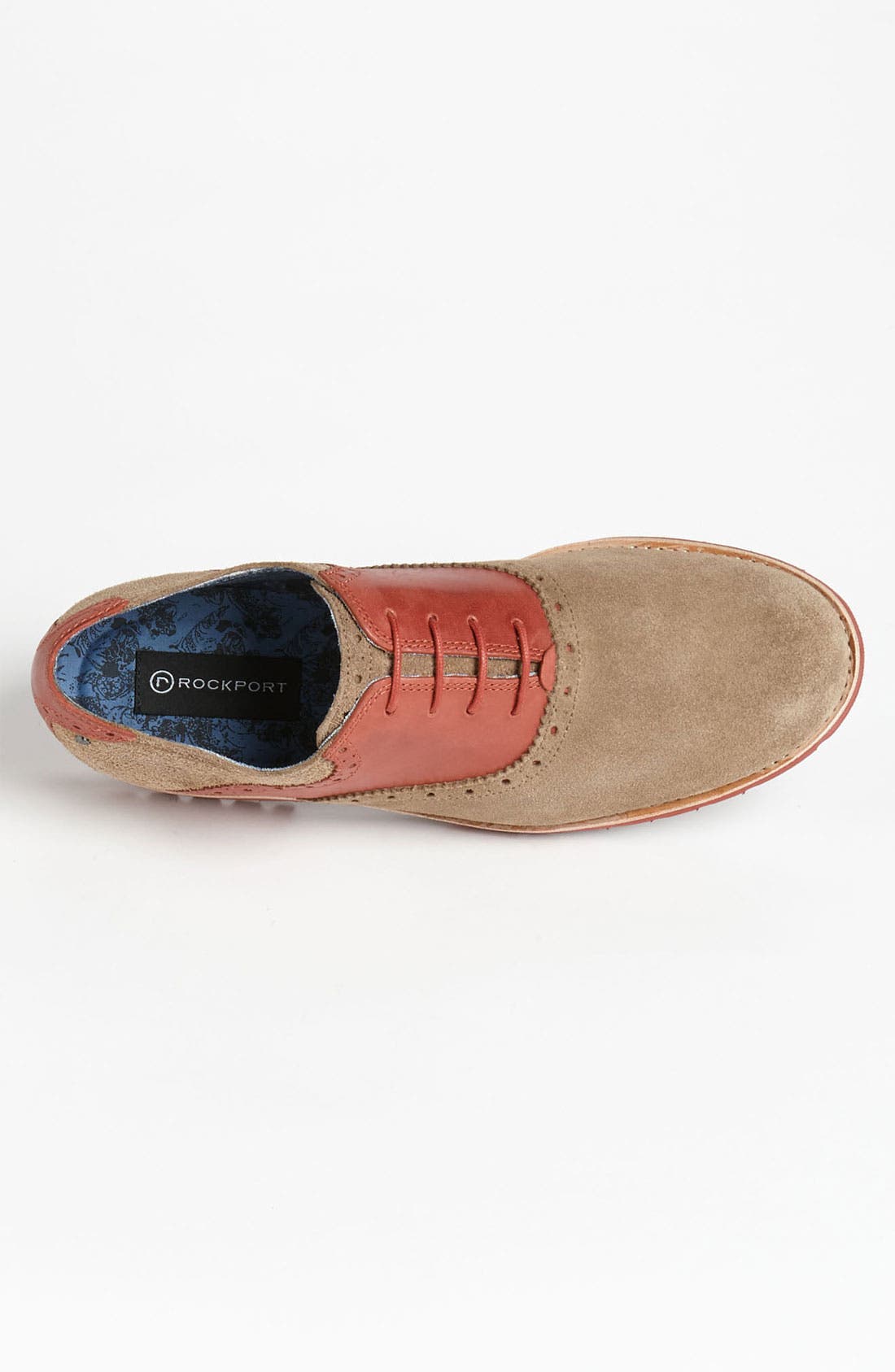 'Ledge Hill' Saddle Shoe, Alternate, color, VUCUNA SUEDE/ KETCHUP RED