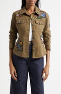 Cinq à Sept Love Garden Patches Cotton Stretch Twill Jacket