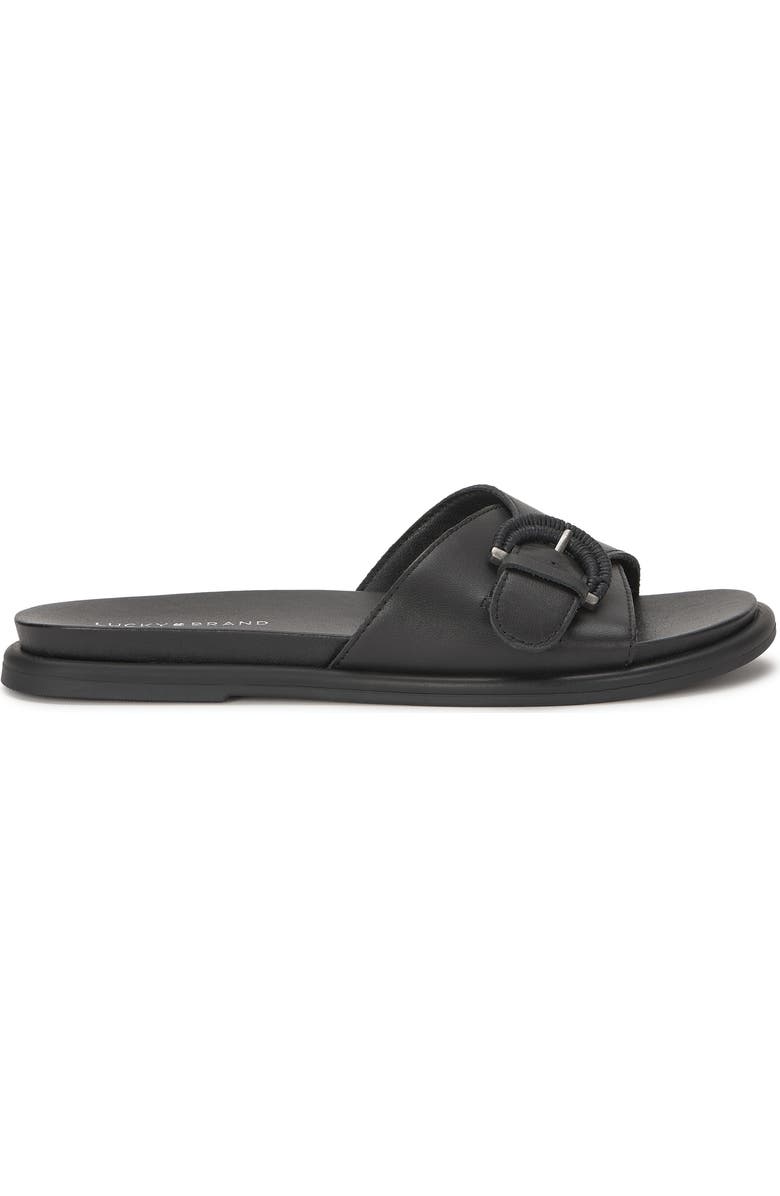 Lucky Brand Suszie Slide Sandal, Alternate, color, Black