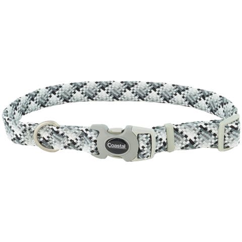 Active Woven Reflective Dog Collar, Large, 1 Inch, Adjustable