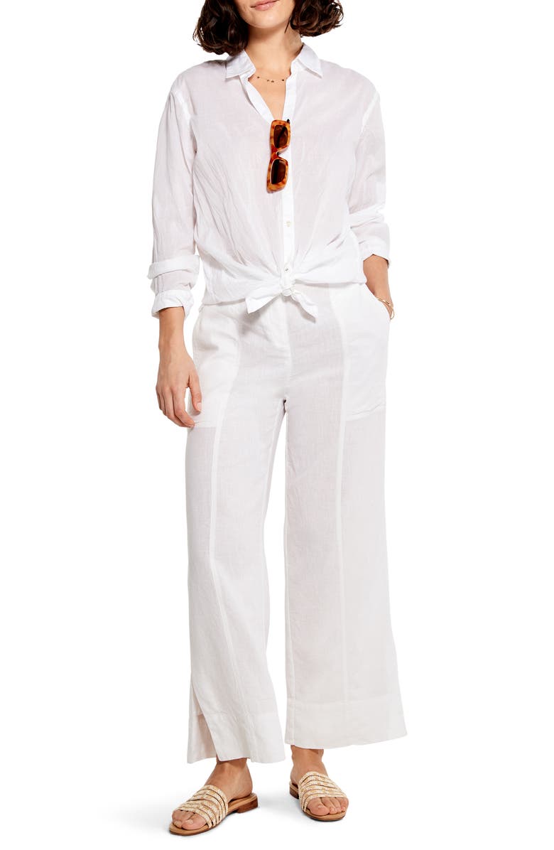 NIC+ZOE Cotton Boyfriend Shirt, Alternate, color,