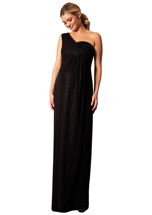 Tiffany Rose Maternity Galaxy Maternity Gown Long In Black