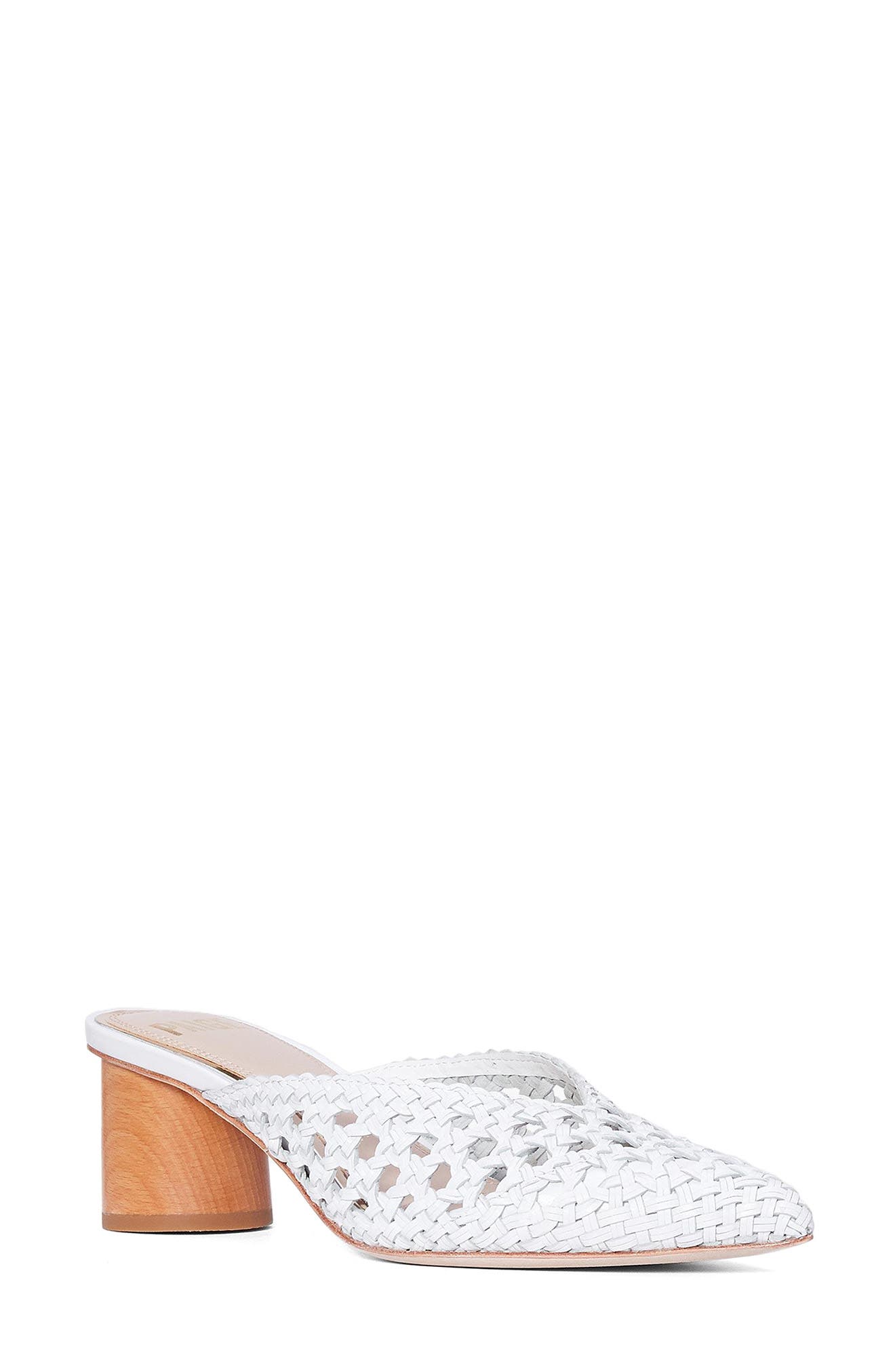 PAIGE Erin Woven Leather Mule, Main, color, 