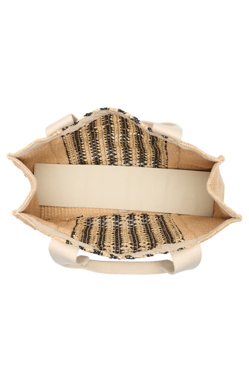 Isabel Marant Small Aruba Woven Raffia Tote In Brown