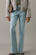 MANGO TEEN Stud Flare Leg Cargo Jeans