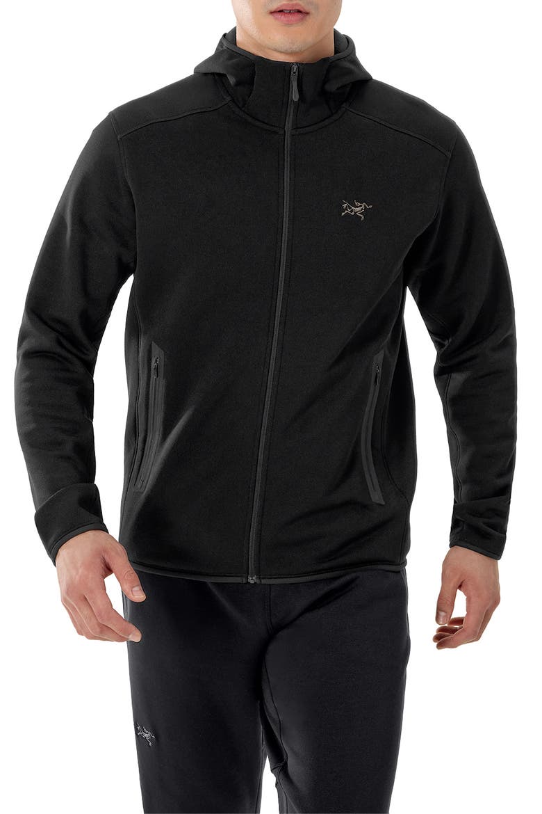 Kyanite Hoodie Jacket, Main, color, BLACK