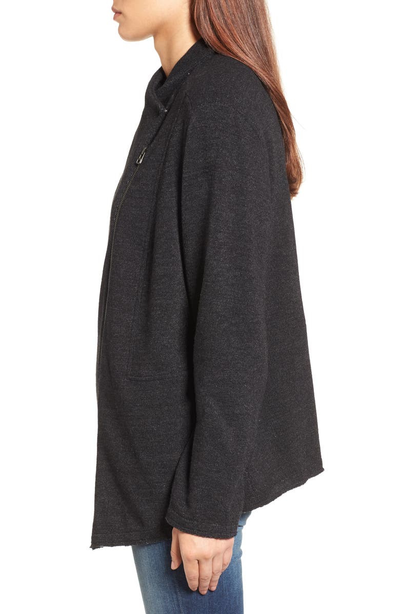 Caslon<sup>®</sup> Knit Moto Jacket, Alternate, color,