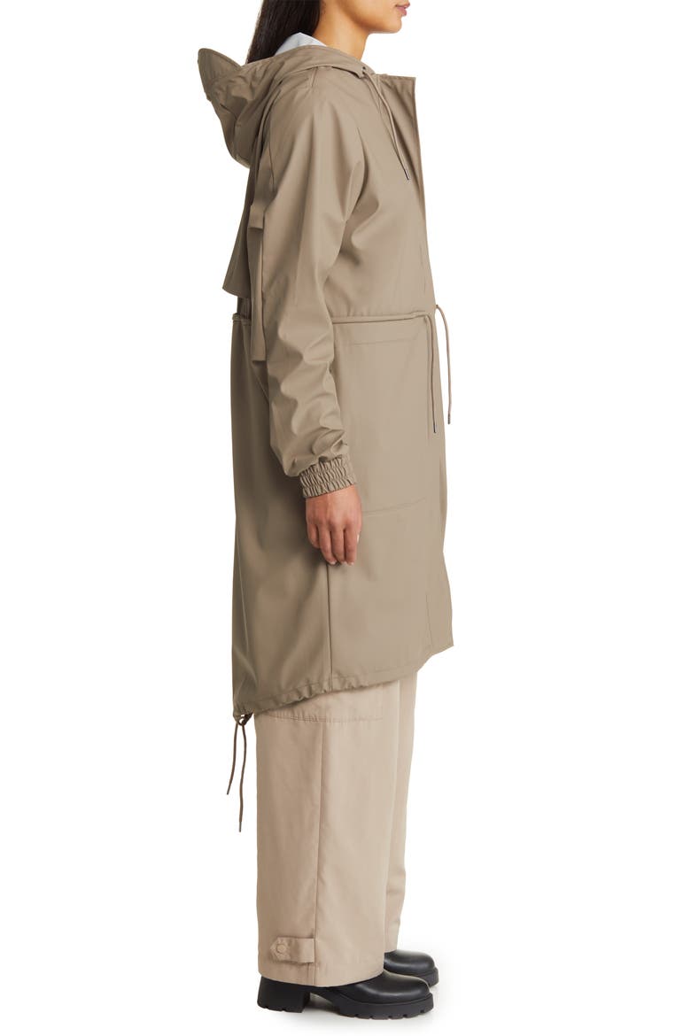 String Waterproof Jacket, Alternate, color, TAUPE