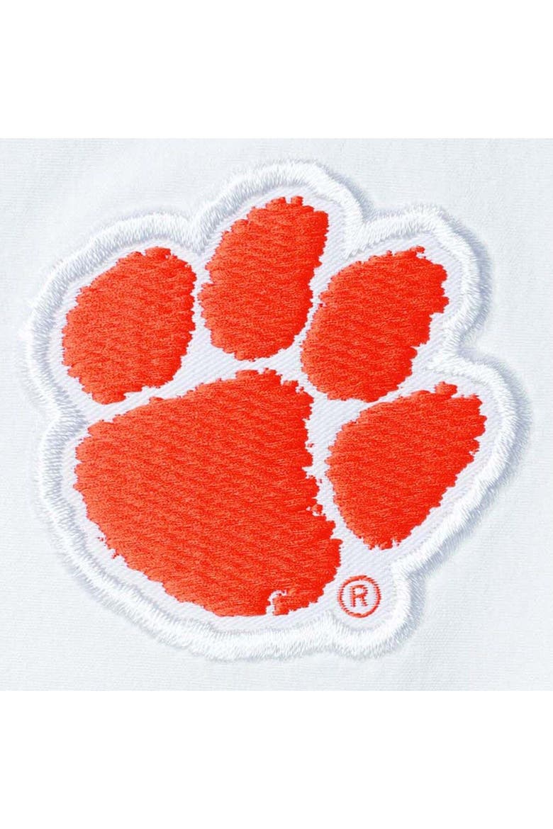 Men's Nike White Clemson Tigers Logo Performance Quarter-Zip Jacket, Alternate, color, White