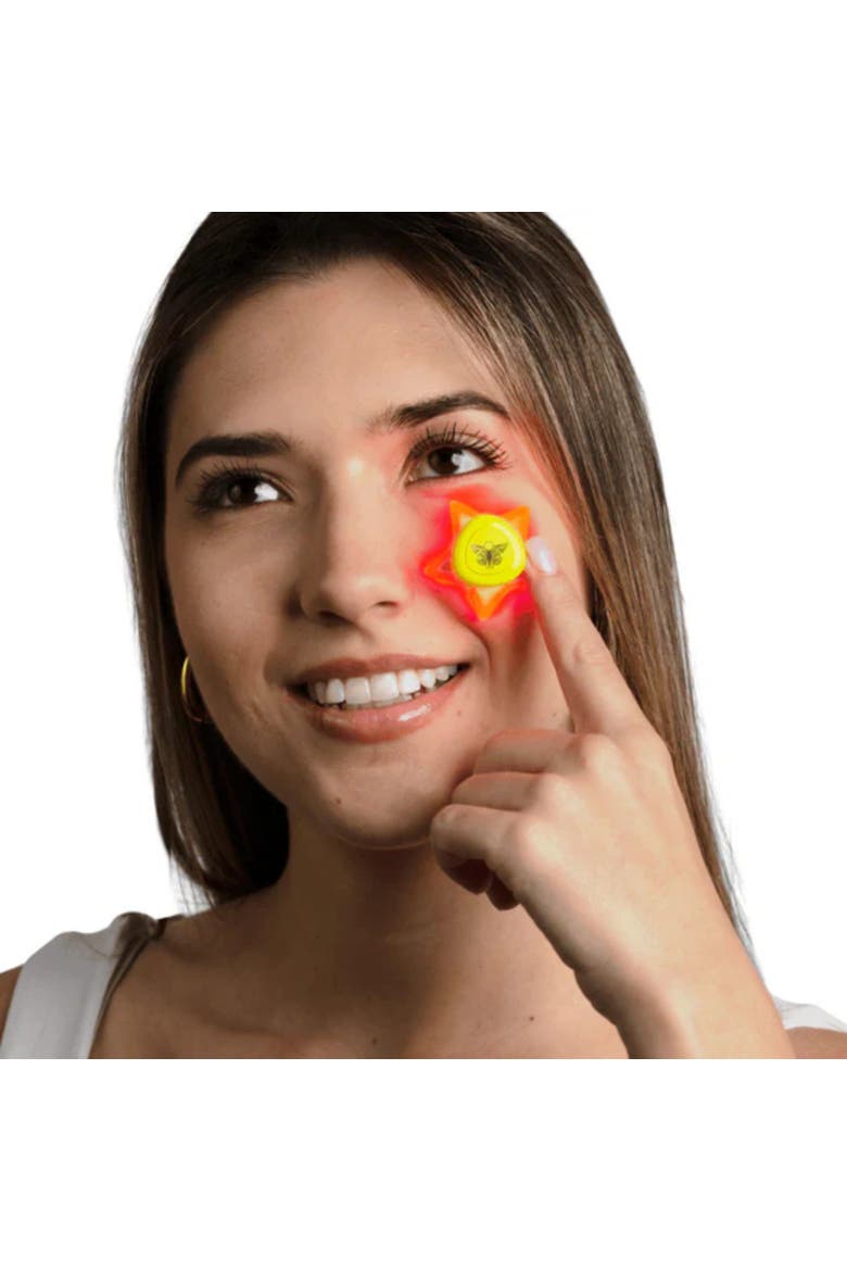 SuperStar Pimple Patches Red  and Blue Light Therapy, Alternate, color, Pastel Yellow