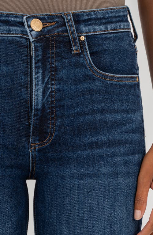 Kut From The Kloth Elizabeth High Waist Ankle Straight Leg Jeans In Animal Print