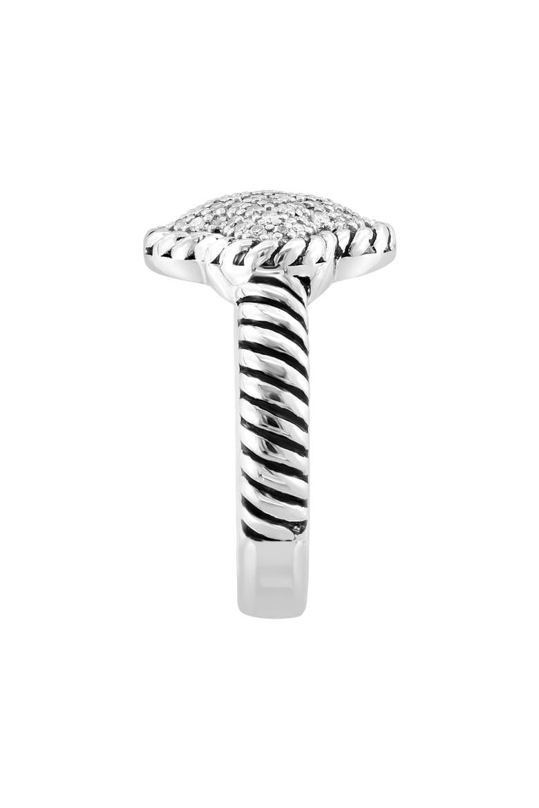 Sterling Silver Diamond Ring - 0.23ct., Alternate, color, SILVER