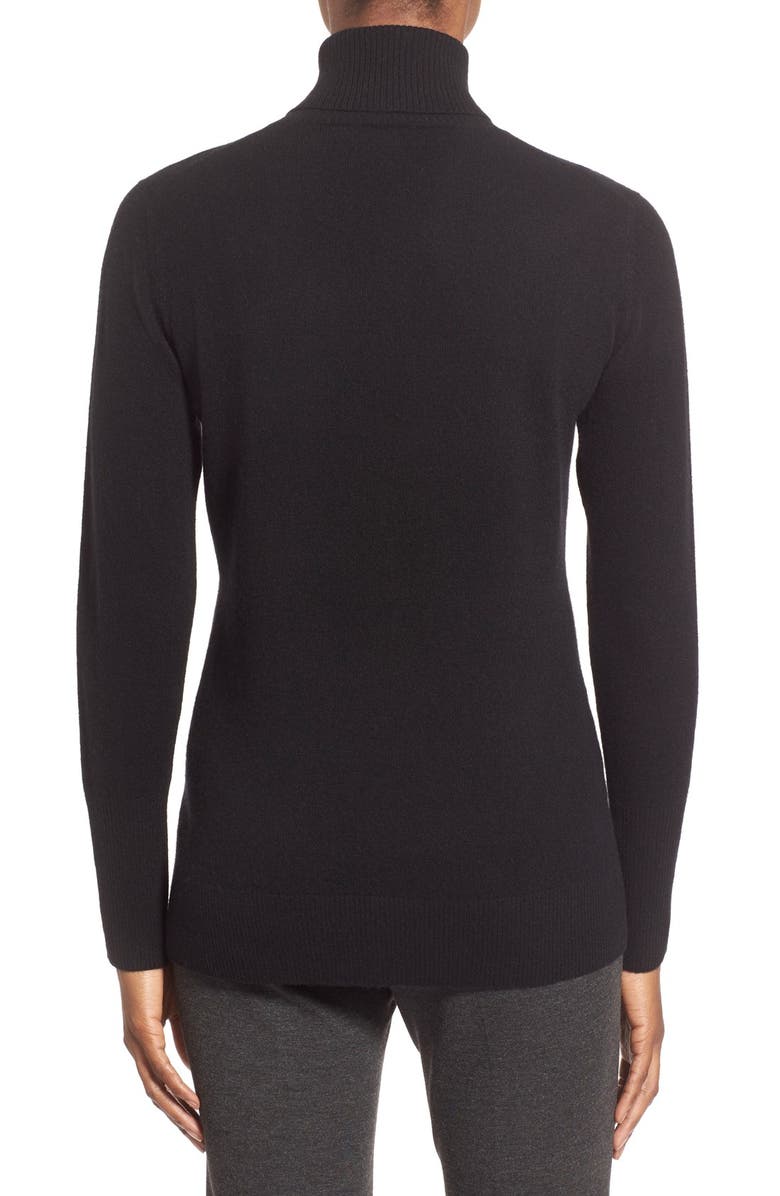Nordstrom Collection Cashmere Turtleneck Sweater, Alternate, color, 