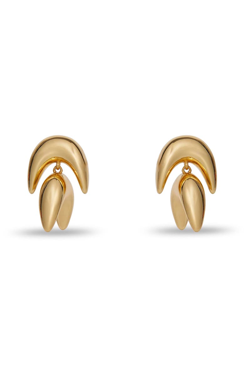 Zaha Drop Earrings, Main, color, GOLD 720