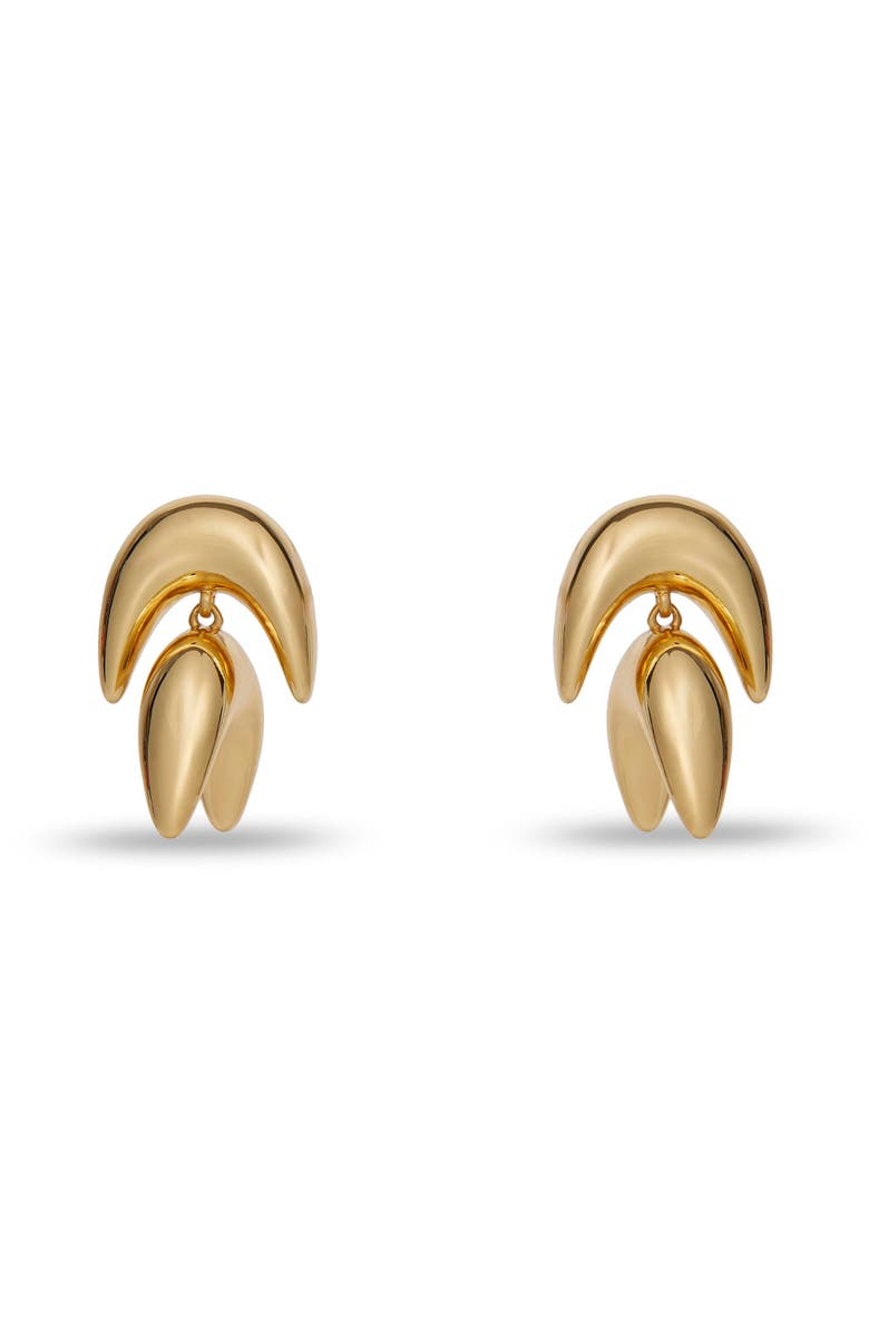 Lele Sadoughi Zaha Drop Earrings, Main, color, Gold 720
