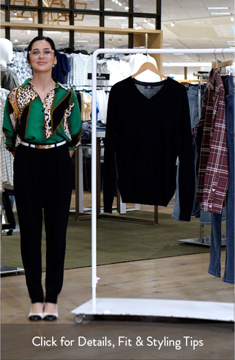 V-Neck Wool Sweater, sales video thumbnail